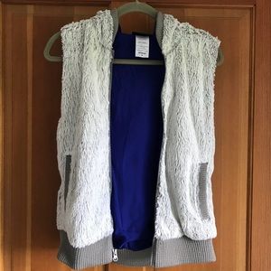 Northface fuzzy vest